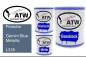 Preview: Porsche, Gemini Blue Metallic, L335: 1L Lackdose + 1L Klarlack + 500ml Härter - Set, von ATW Autoteile West.